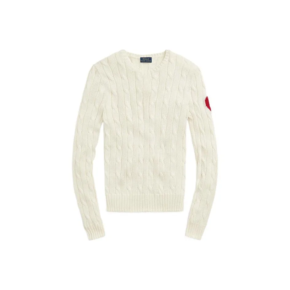 Polo Ralph Lauren Экрю Женская Трикотажная Одежда