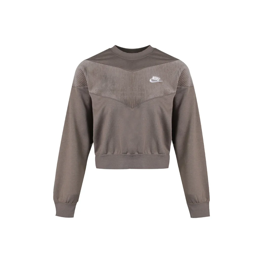 NIKE Черно-серые Женские Свитшоты