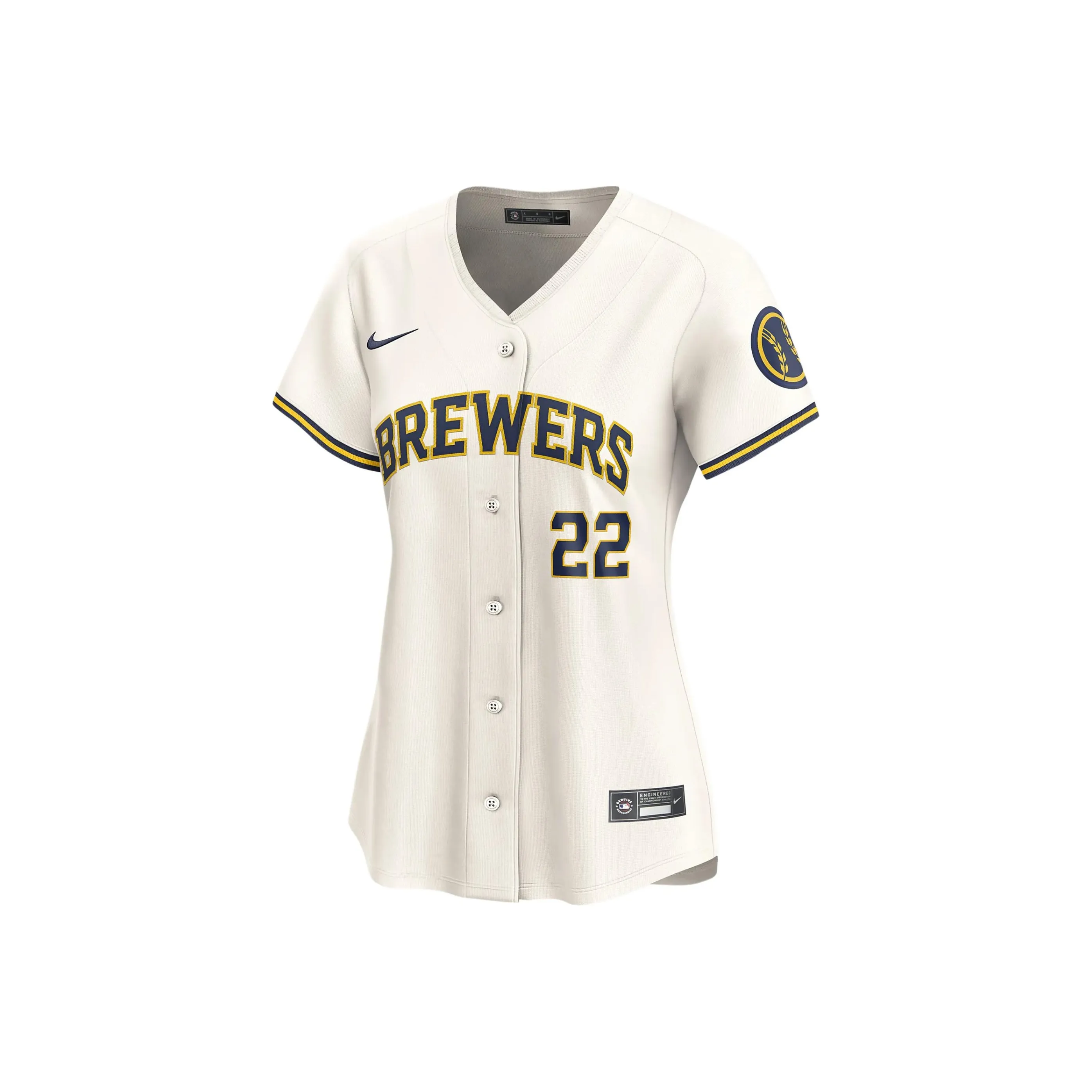 Nike Christian Yelich Milwaukee Brewers Women's Nike Dri FIT Adv Mlb Limited Jersey