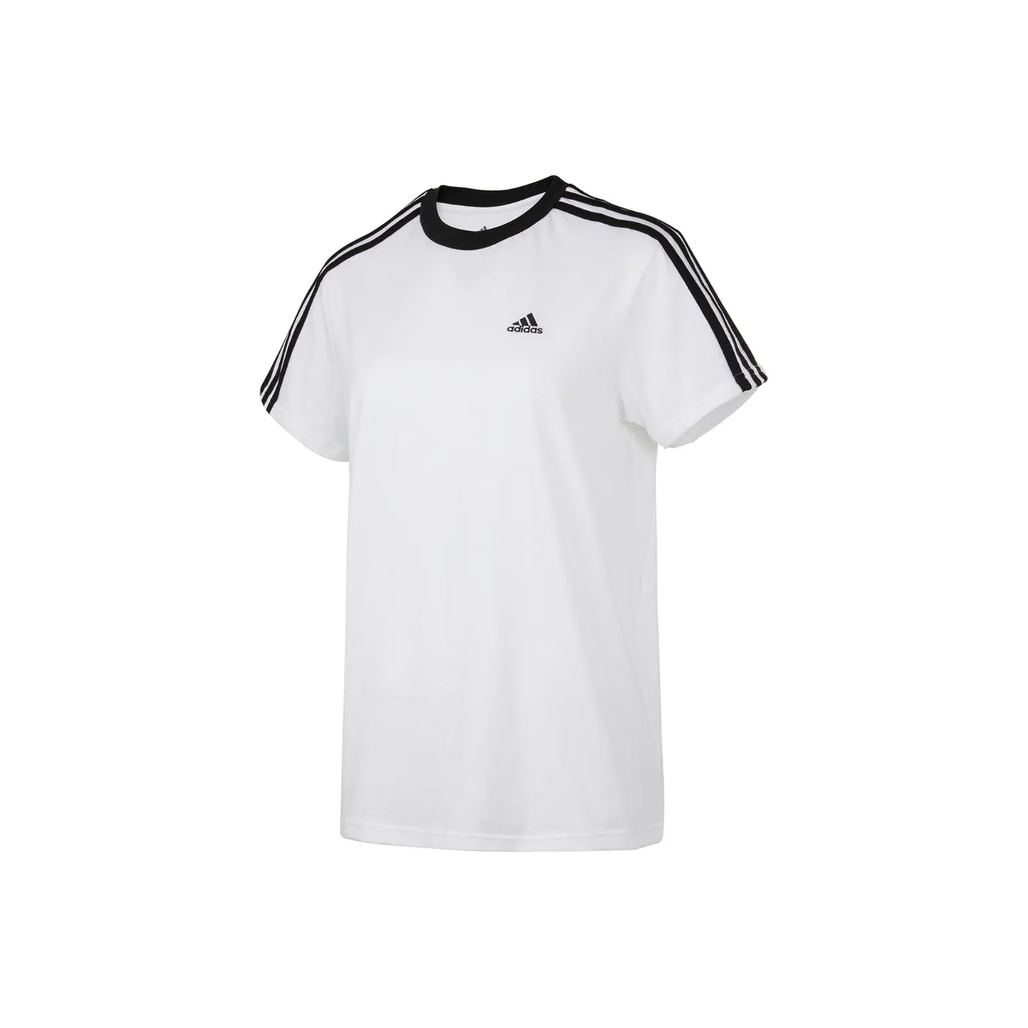 adidas Women's Essentials 3-Stripes Tee White