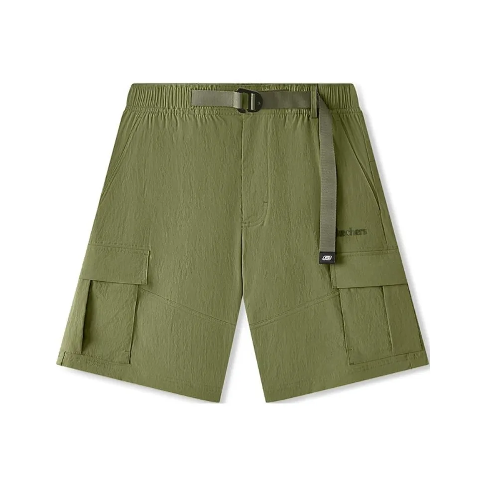 Skechers Повседневные шорты Мужской Martini Оливково-зеленый