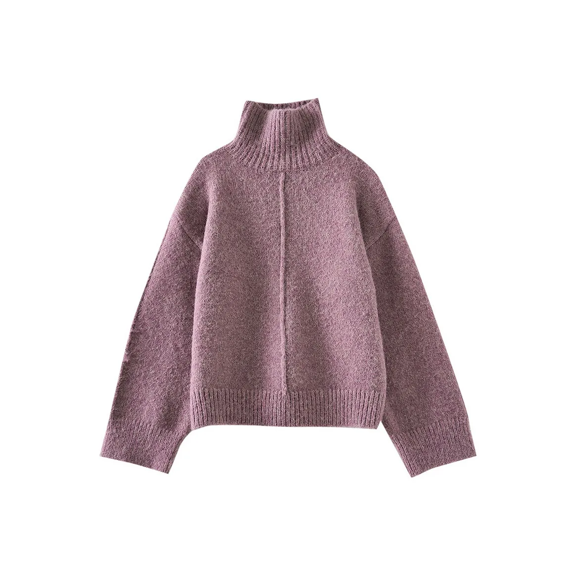 OUNIXUE Свитер Женский Фиолетовый Розовый