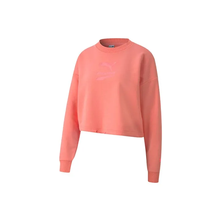 PUMA Benz Series Sweatshirts Women's Salmon Red