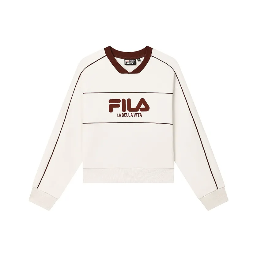 FILA Толстовка Женская Облачный Белый