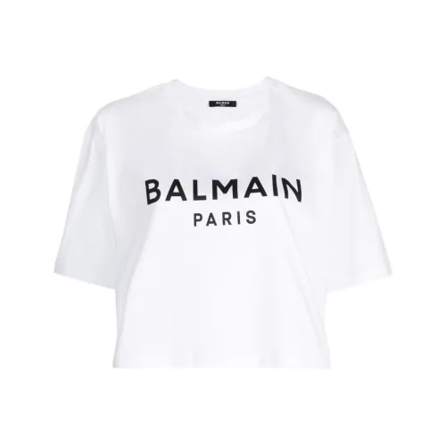 BALMAIN Белые Женские Футболки
