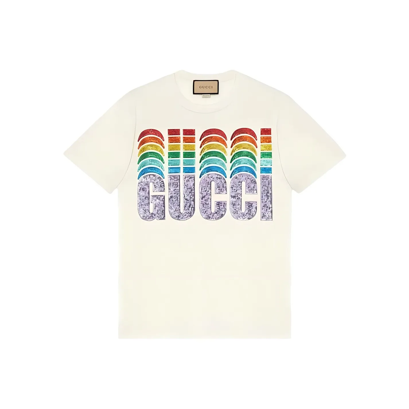 GUCCI Sequin embellished Short sleeve T shirt