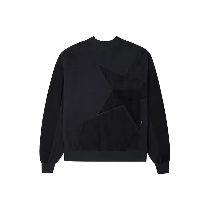 Converse STAR CREW SWEATSHIRT Зимний Женские Черный