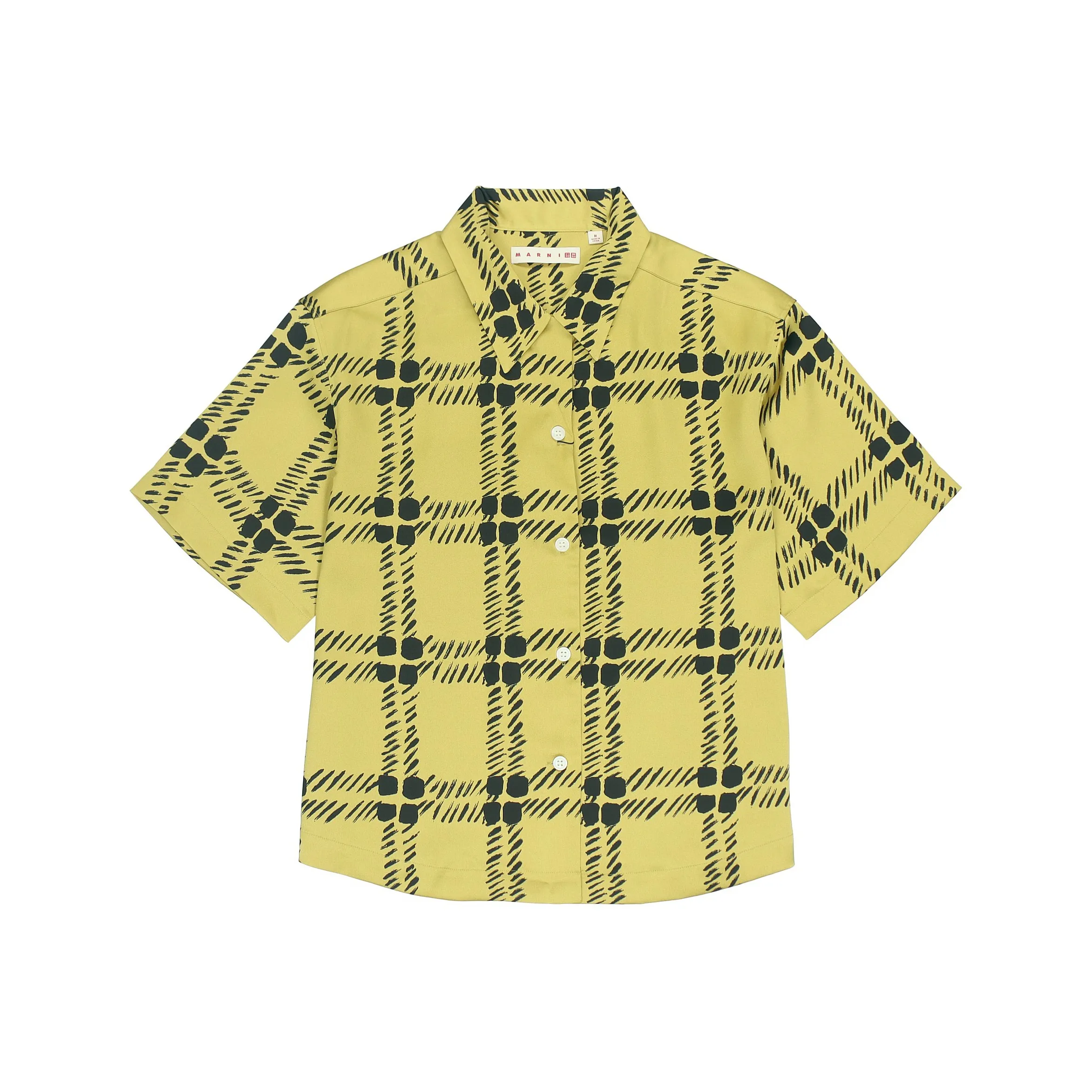 UNIQLO MARNI Co Брендинг Горчичный Женские Рубашки