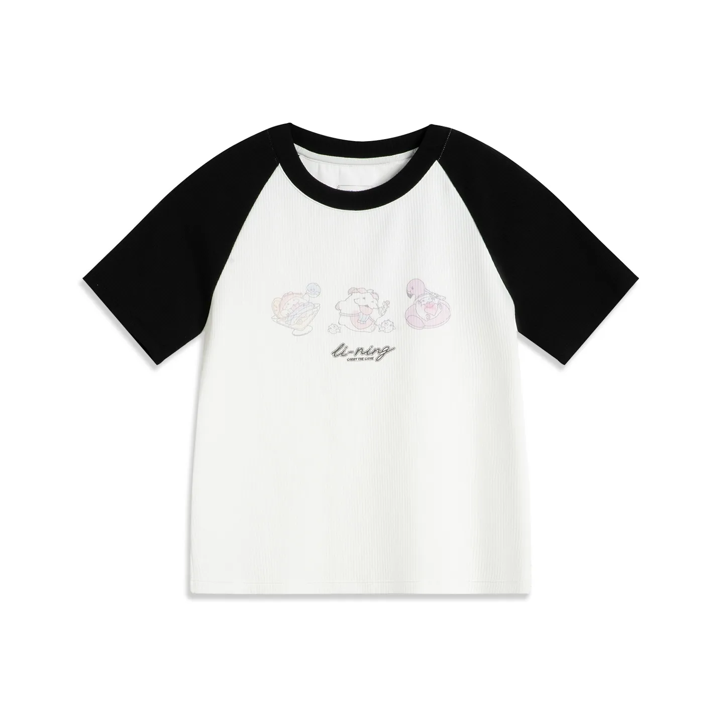 LiNing x LEAGUE OF LEGENDS T Shirt Women's Ivory/Black