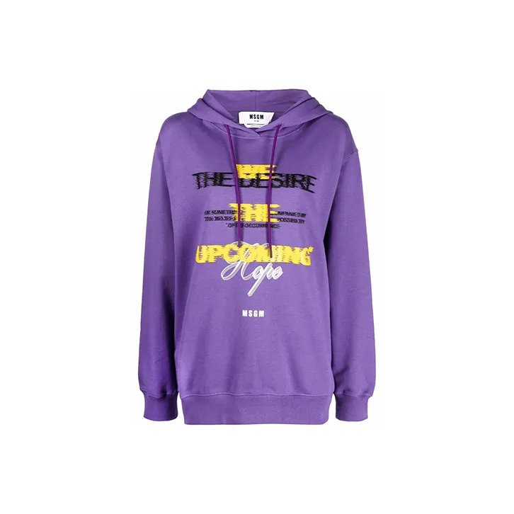 MSGM Фиолетовые Женские Свитшоты