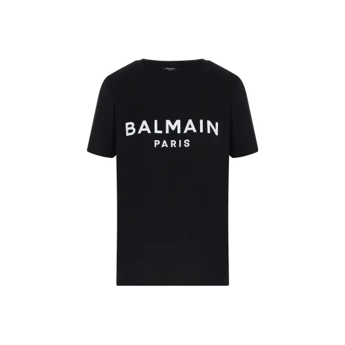BALMAIN Черные Женские Т-рубашки