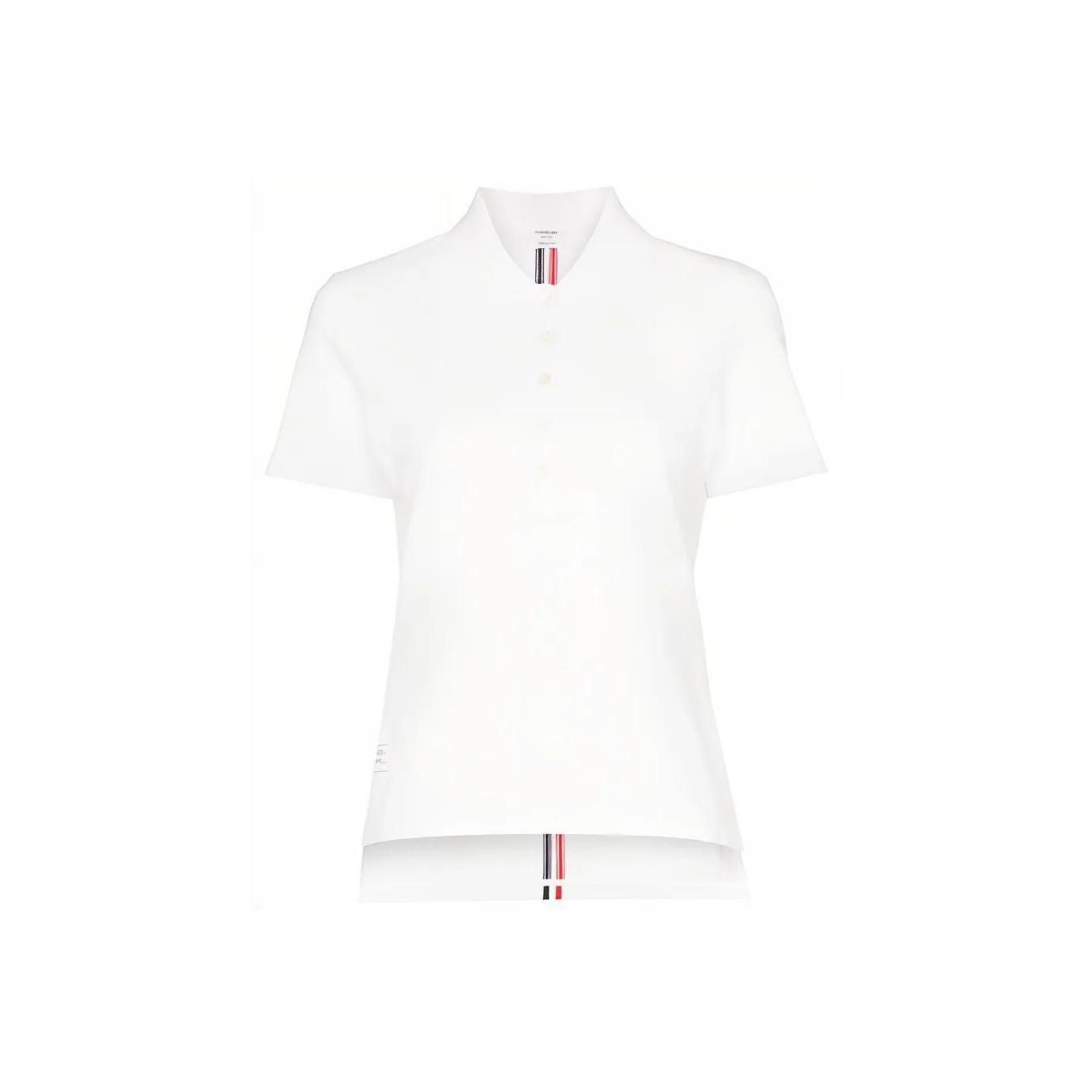 THOM BROWNE Rwb Striped Polo Shirt