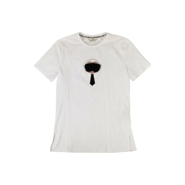 FENDI X Karl Lagerfeld Karl Monster T Shirt 'White'