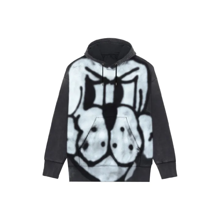 Givenchy X Chito Oversized Hoodie With Tag Effect Dog Print 'Black'