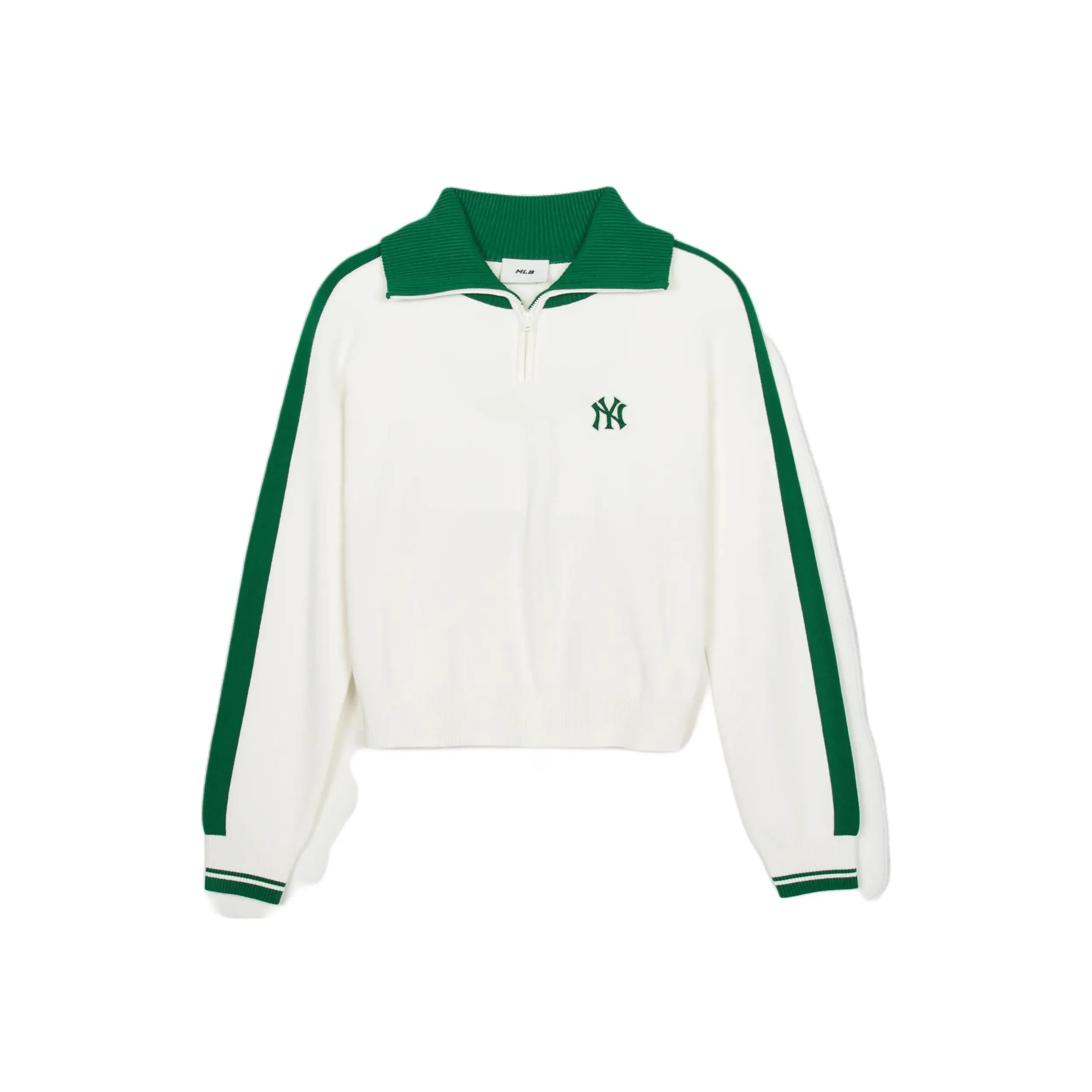 MLB Base Logo Varsity New York Yankees Толстовка Женская Кремовая