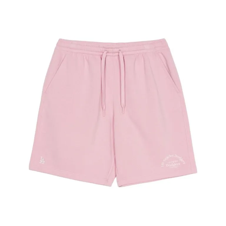 MLB Los Angeles Dodgers Casual Shorts Unisex Hemp Pink