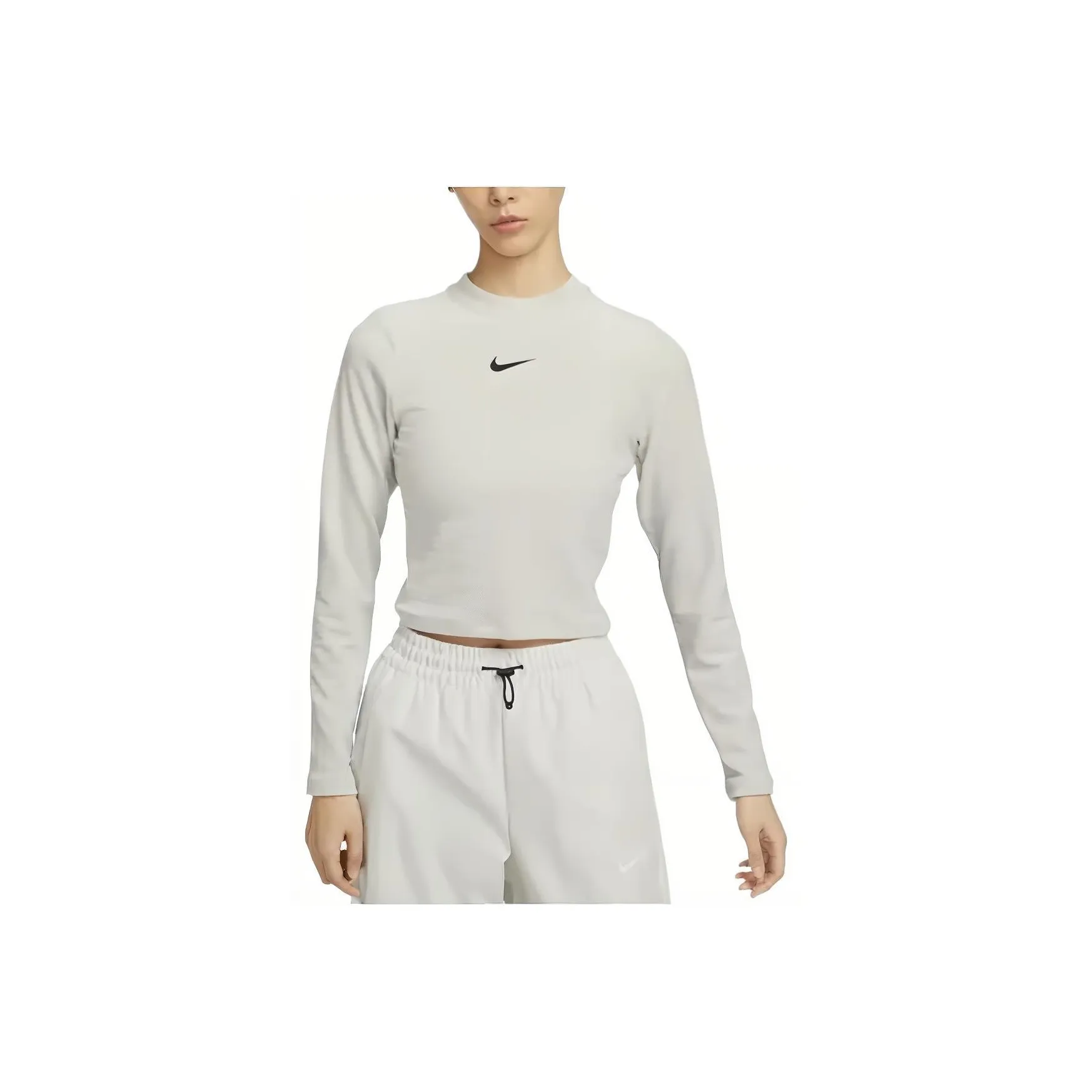 nike Комплект с короткими рукавами T-рубашка Женская Светлый костный