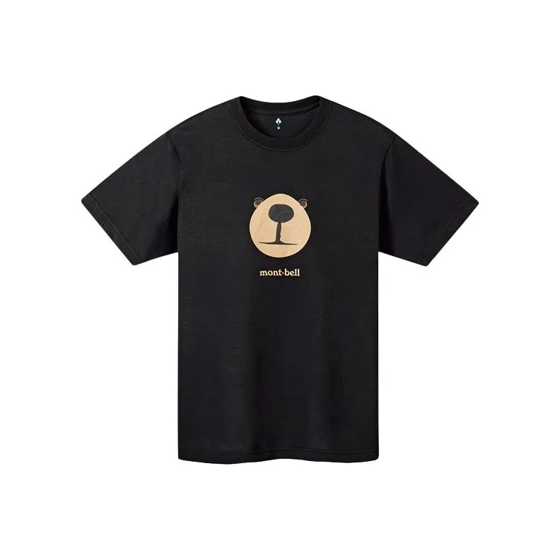 MONTBELL BK Черный Унисекс T-рубашки