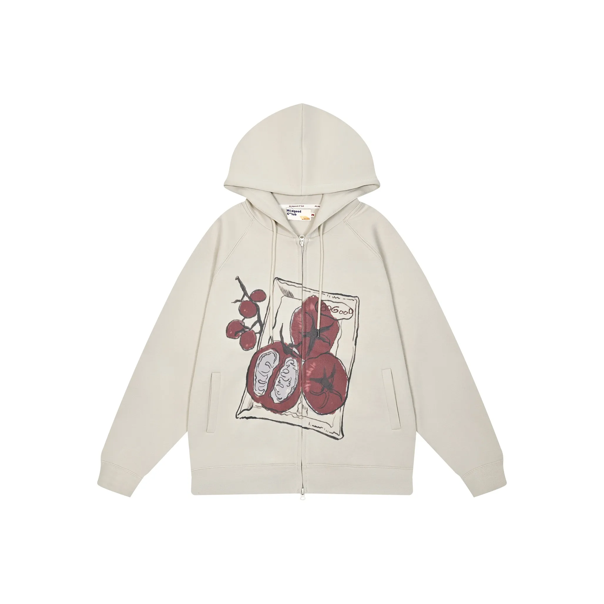 madgood Свитшот Унисекс Хаки Серый Цвет