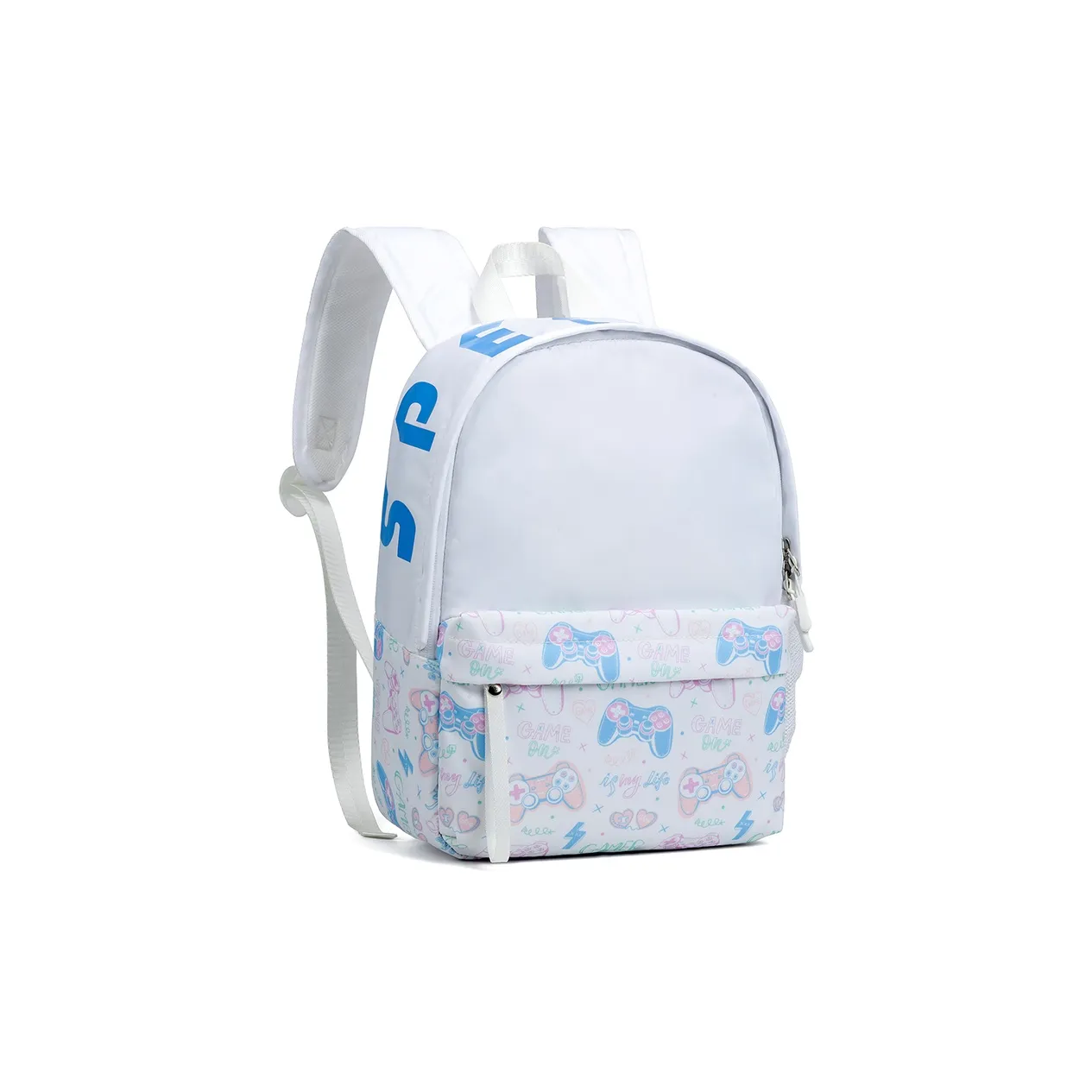 LOVERPUSS Ткань Рюкзак Стандартный Унисекс Game Белый
