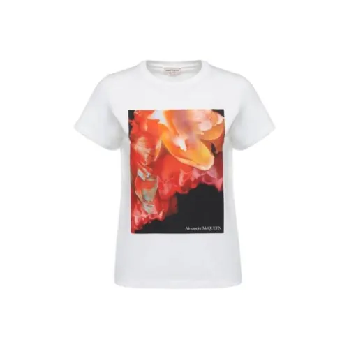 Alexander McQueen Белые Женские Футболки