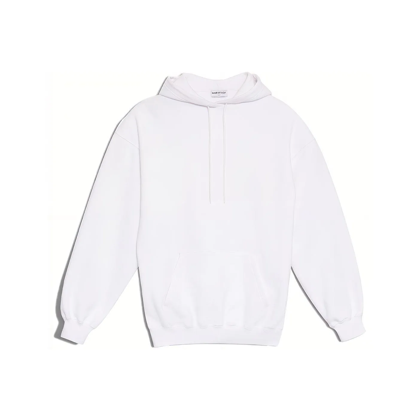 Balenciaga Logo Hoodie 'White'