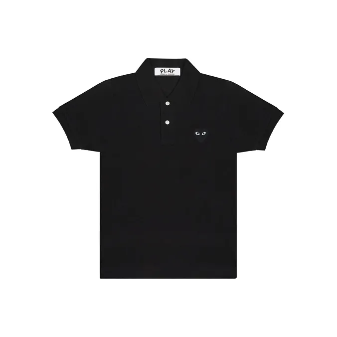 CDG Play Поло Женское Черное