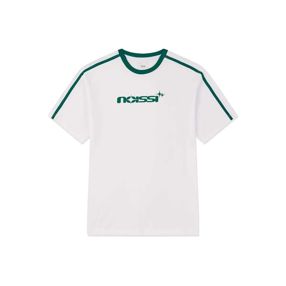 QIAODAN Т-рубашка с оборванным рукавом женская белая зимняя циановый