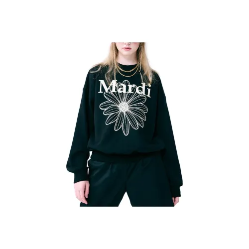MARDI MERCREDI Черный Женские Свитшоты