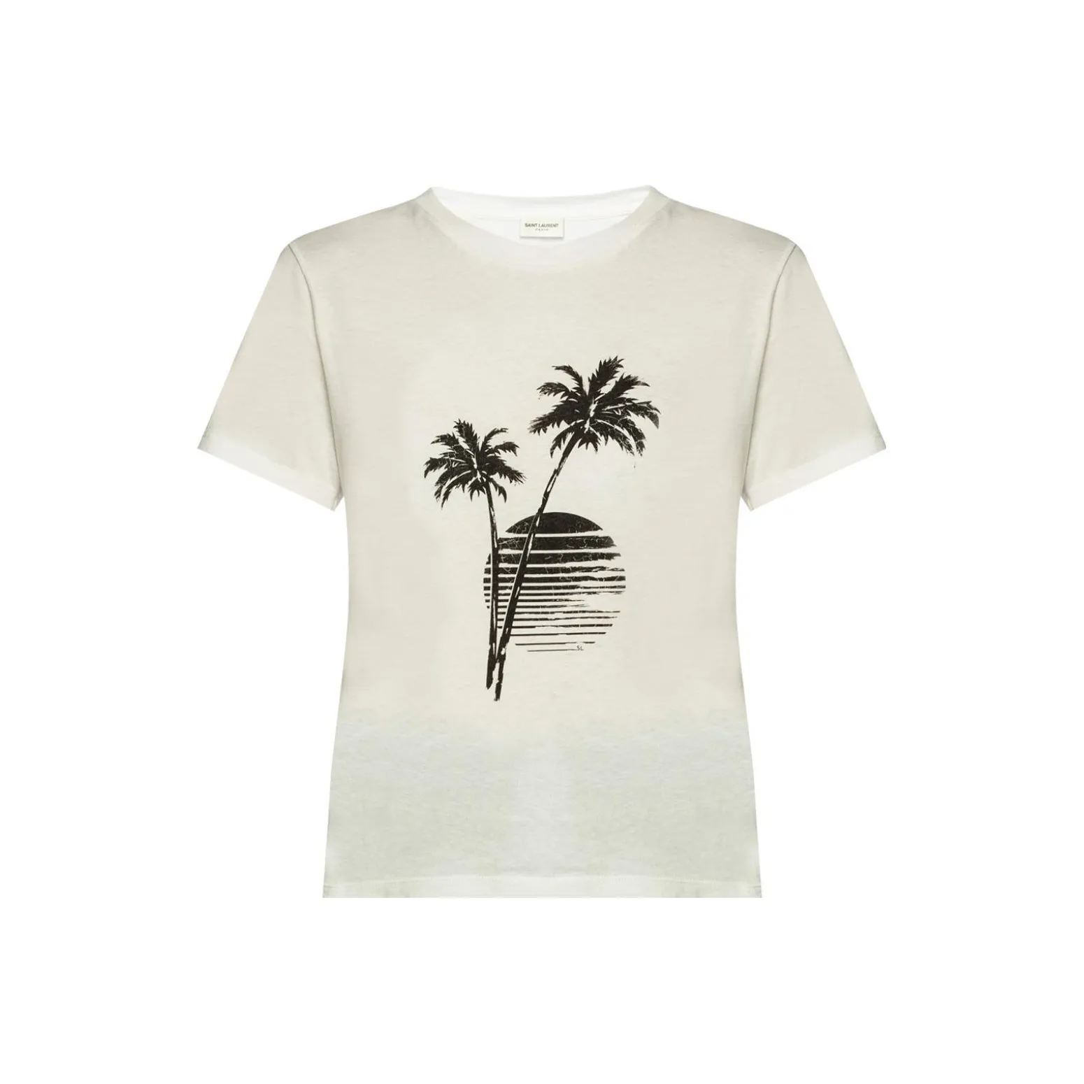 SAINT LAURENT Белые Женские Футболки