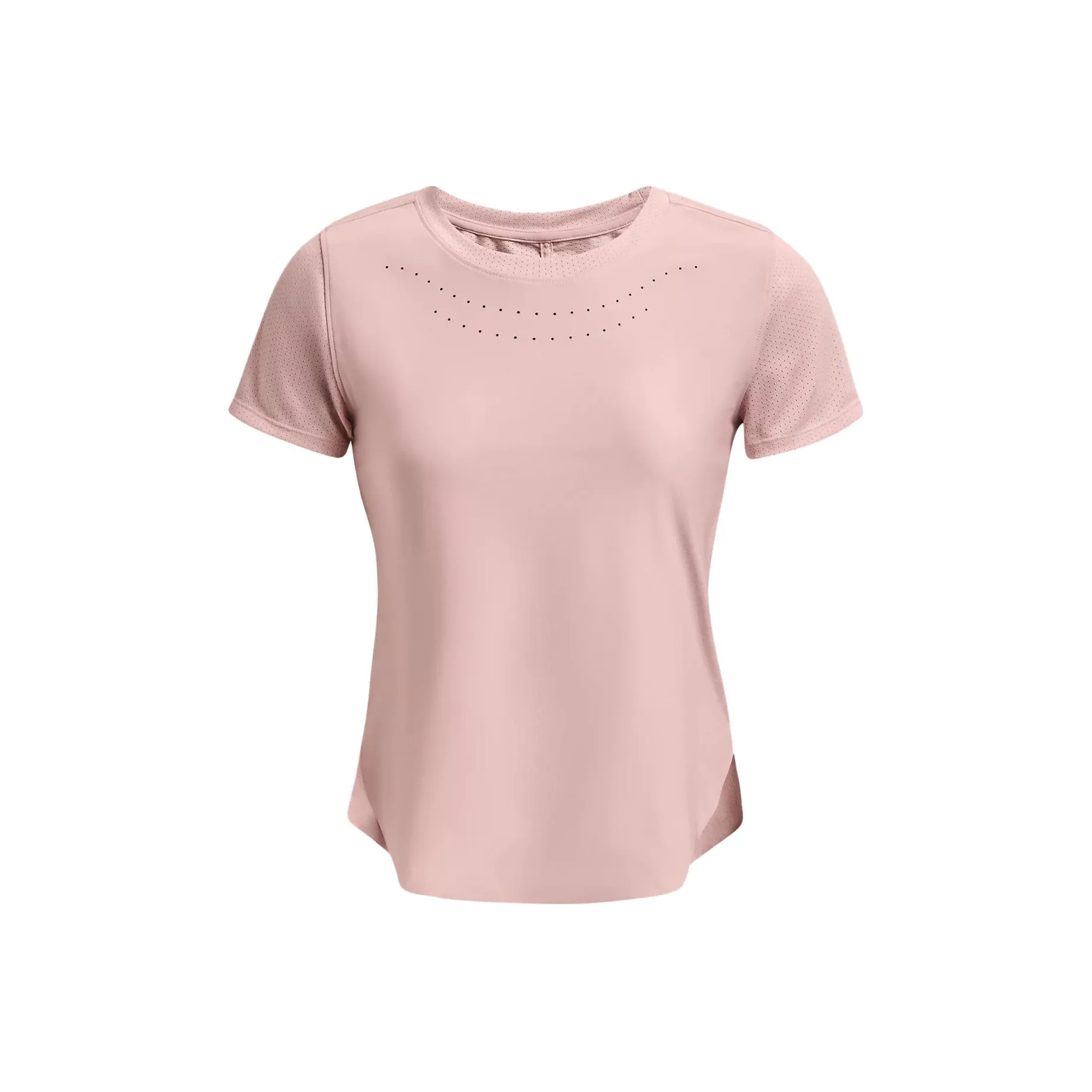 Under Armour Set in Sleeve T Shirt Women's Vintage Pink