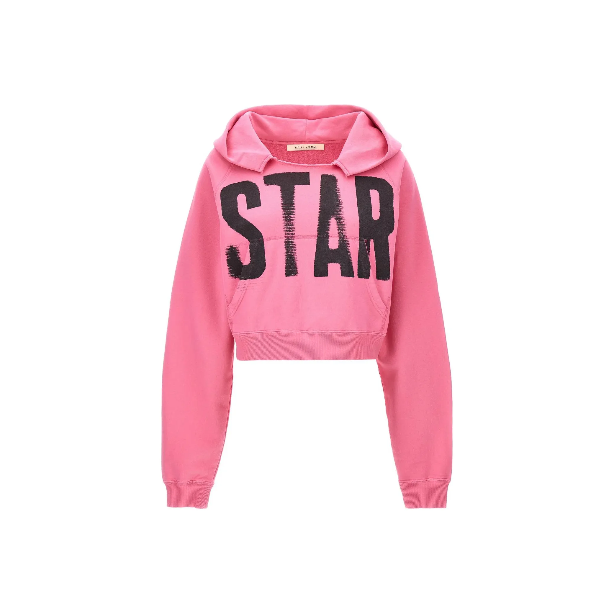 1017 ALYX 9SM Graphic Printed Cropped Hoodie