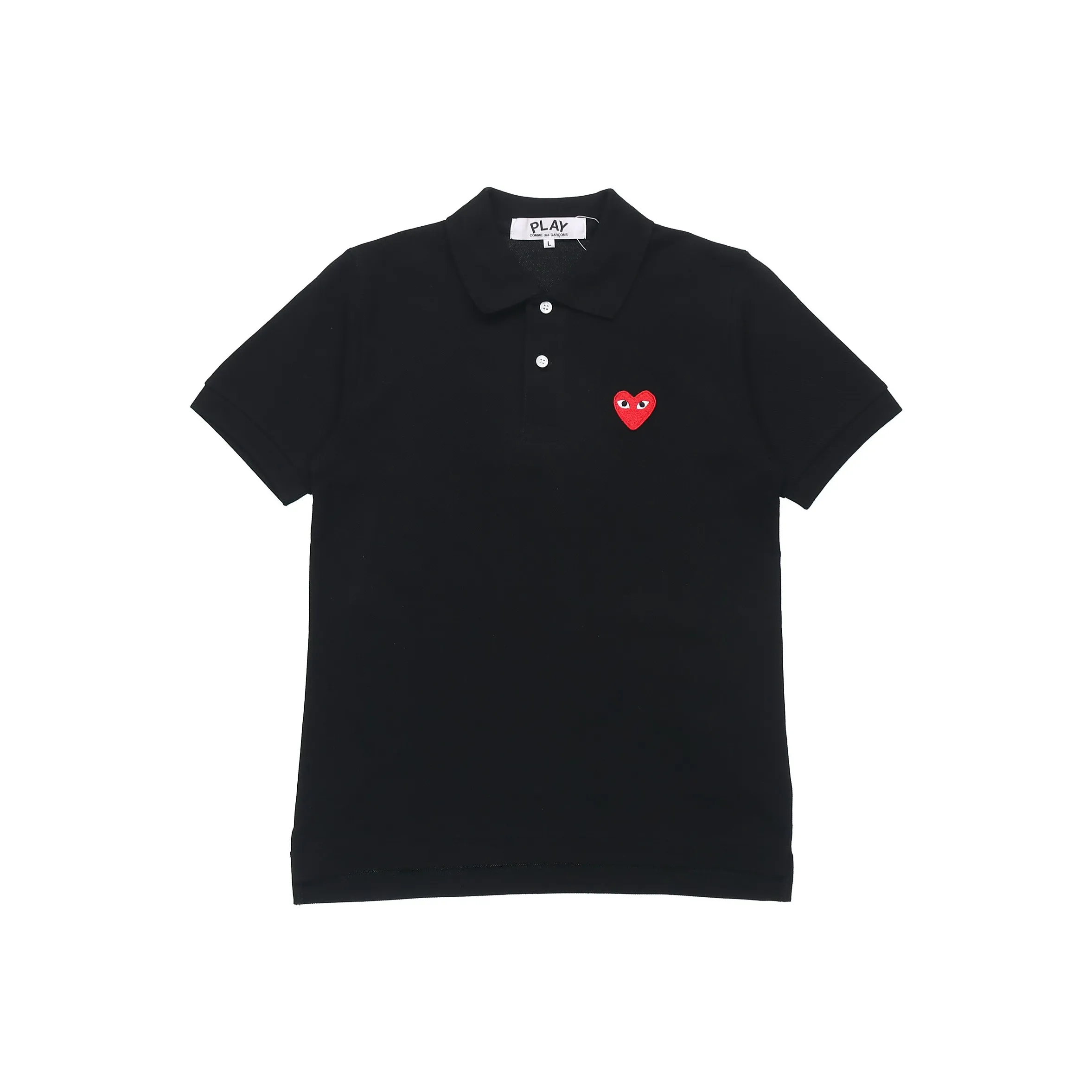 CDG Play Поло Женское Черное