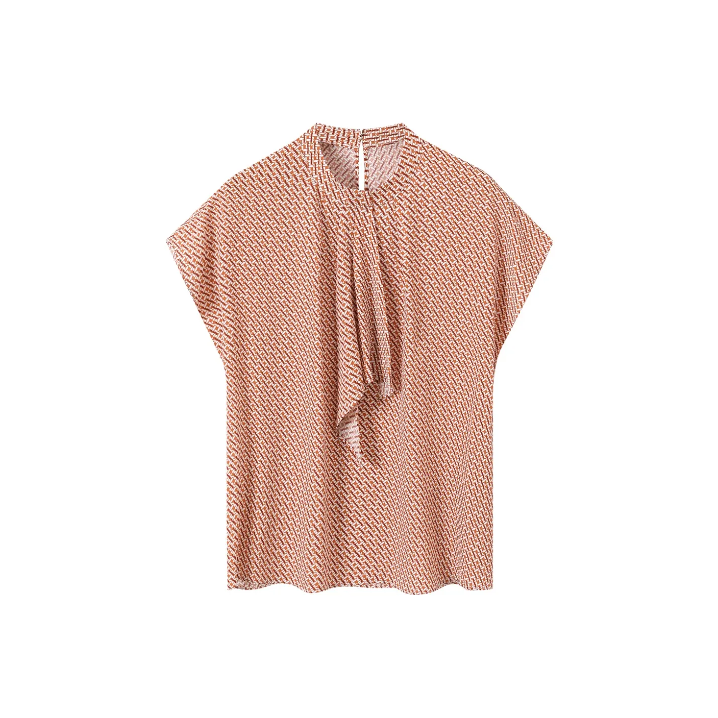 H YXIANG T Рубашка Женская Апельсин Овал