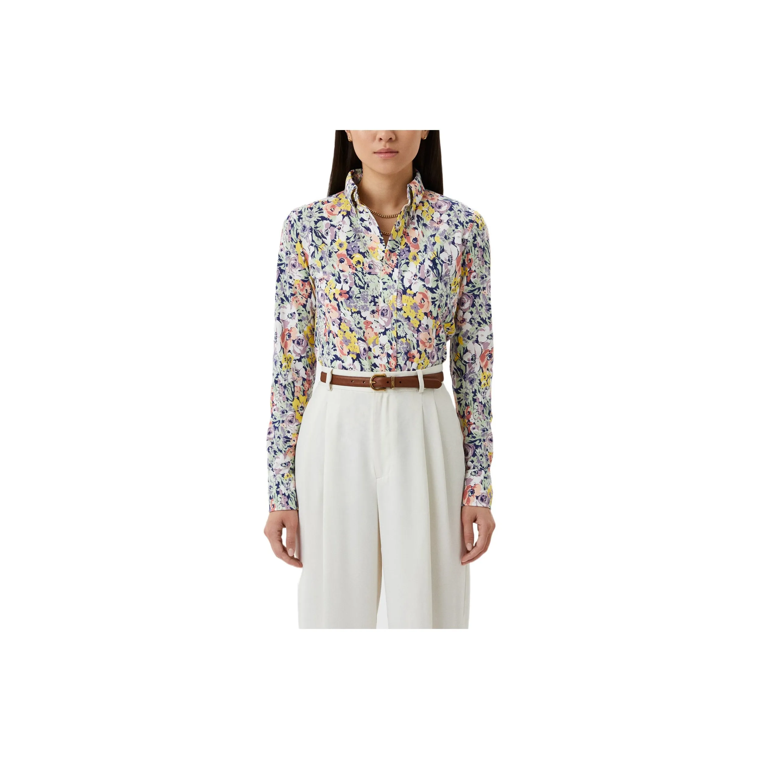 Polo Ralph Lauren SS22 Рубашка Женская Многоцветная