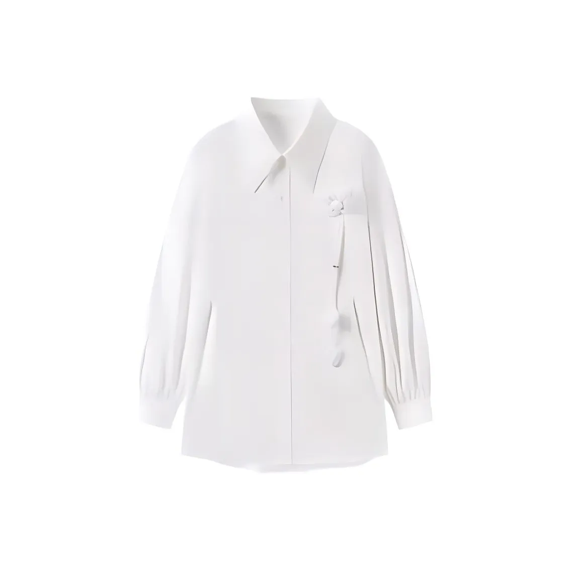 EICHITOO Рубашка Женская Натуральный Белый