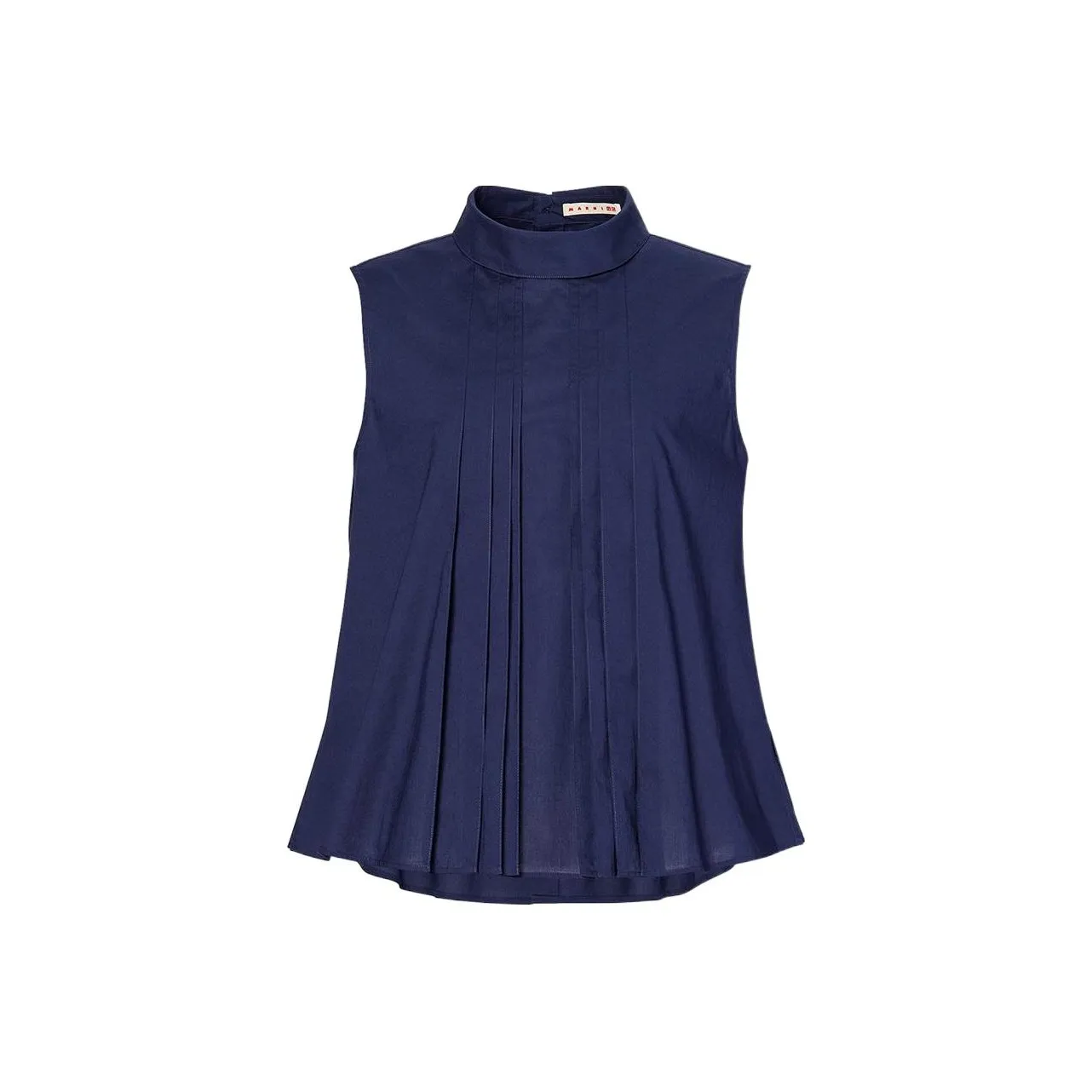 UNIQLO X Marni Women's Tuck Blouse Navy