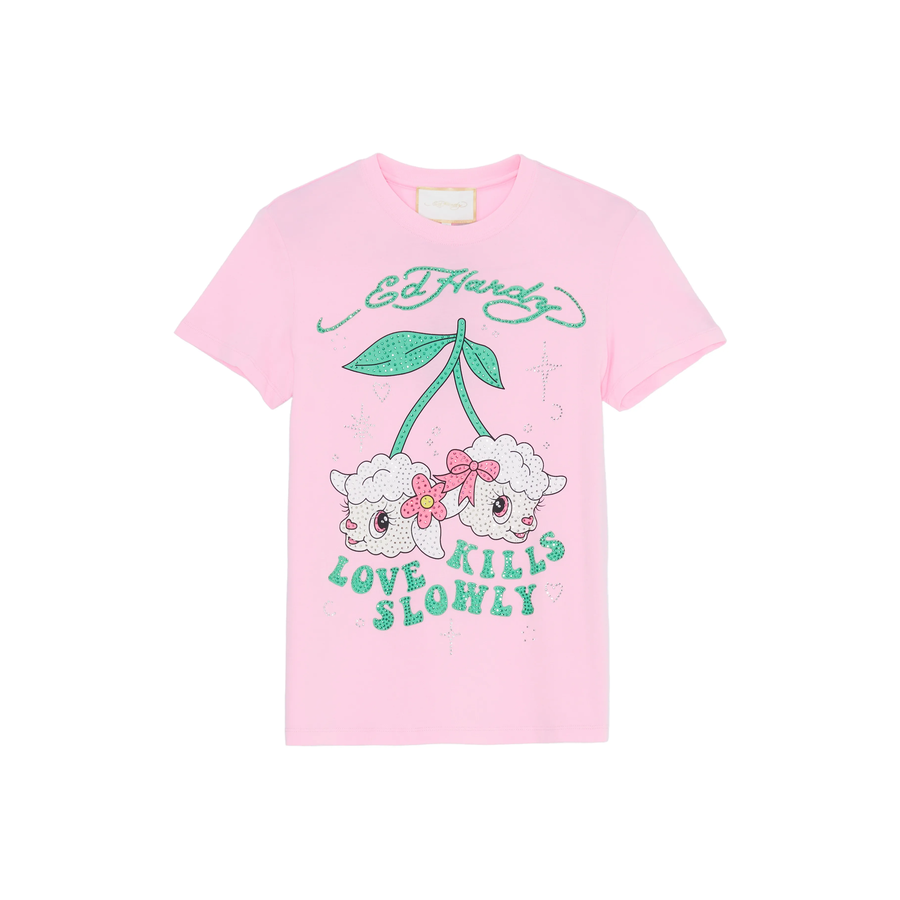 Ed Hardy T Shirts Women's Cherry Blossom Pink