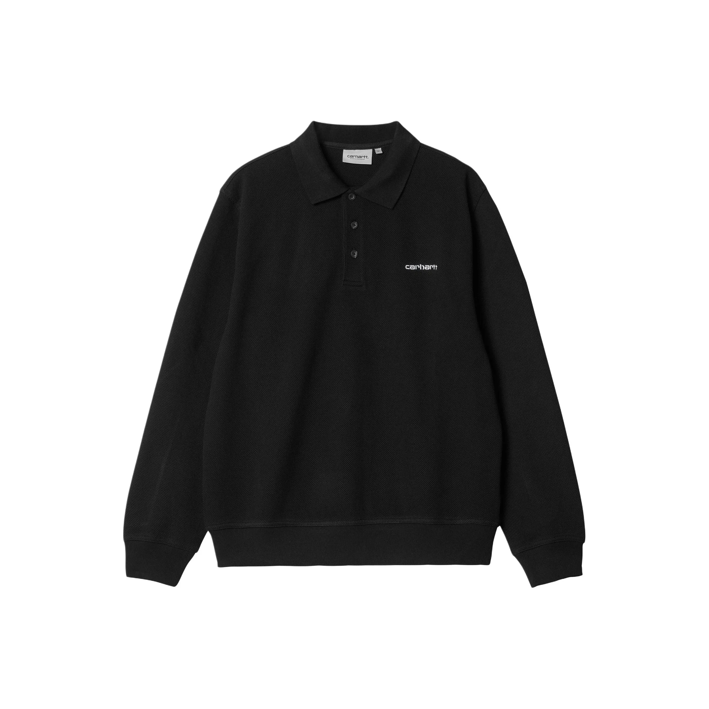 Carhartt WIP Vance Rugby Shirt Rugby Jersey Men's Black