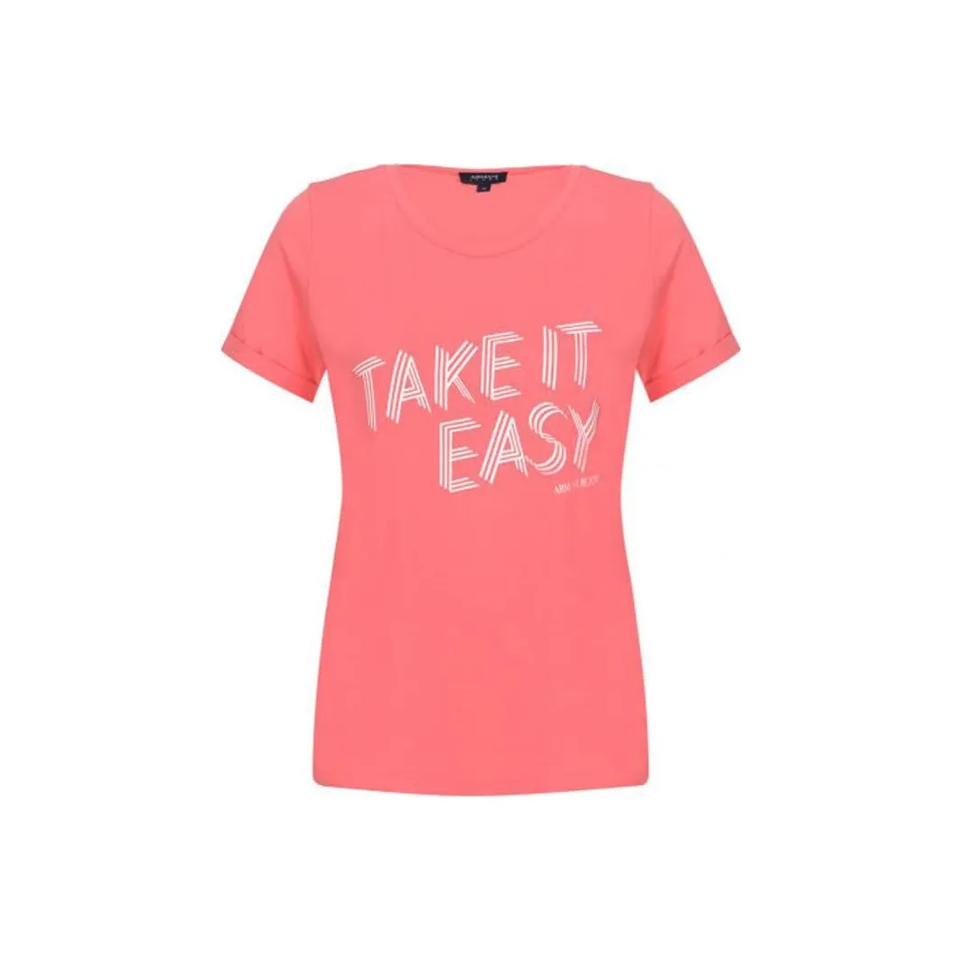 ARMANI JEANS T Shirts Women's Pink