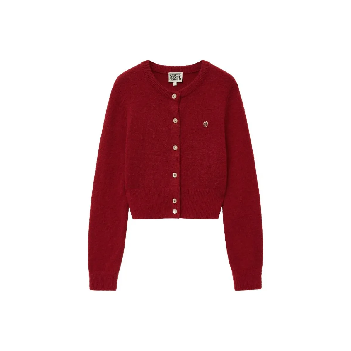 Marithe Francois Girbaud FW24 Свитер Женский Красный