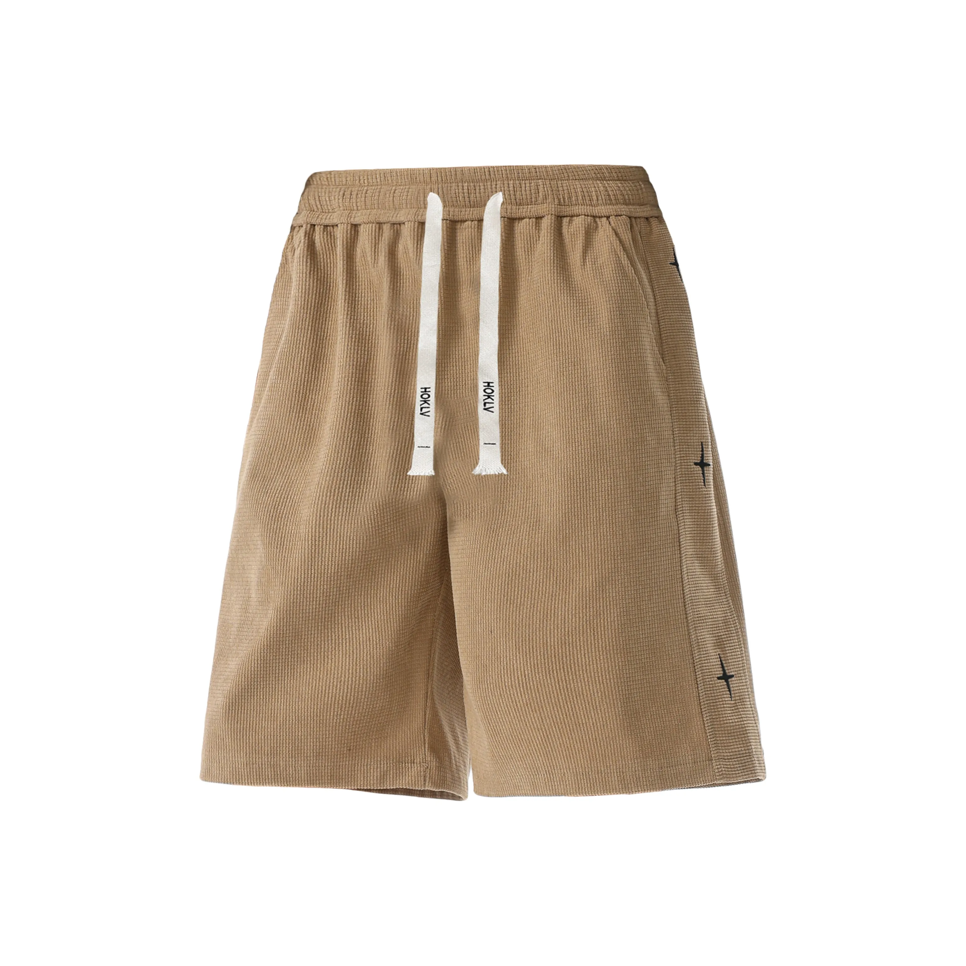 HOKLV Повседневные шорты унисекс хаки