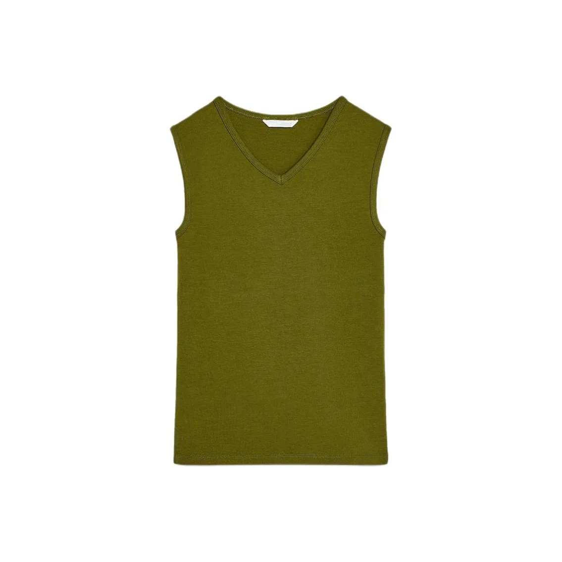 ZARA T Shirt Women's Olive Green