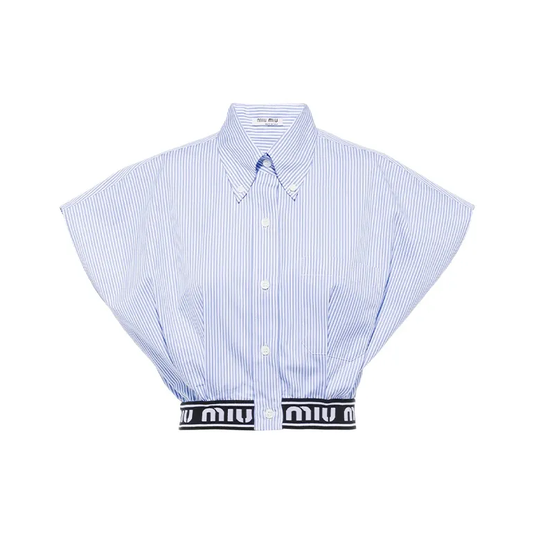 MIU MIU Shirts Women's Sky Blue
