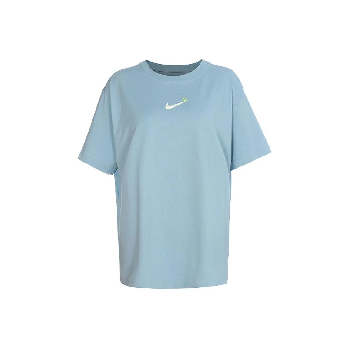 Nike Drop Shoulder Sleeve T Shirt Women's Light Blue