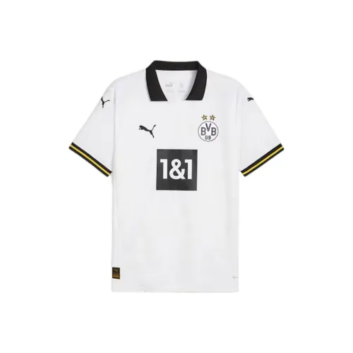 PUMA Borussia Dortmund Белая Мужская Футбольная Джерси