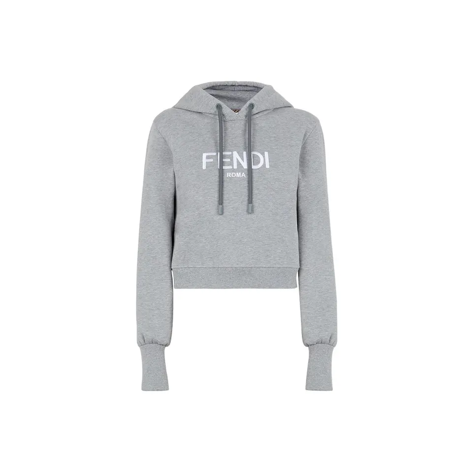 FENDI Logo lettering Hoodie