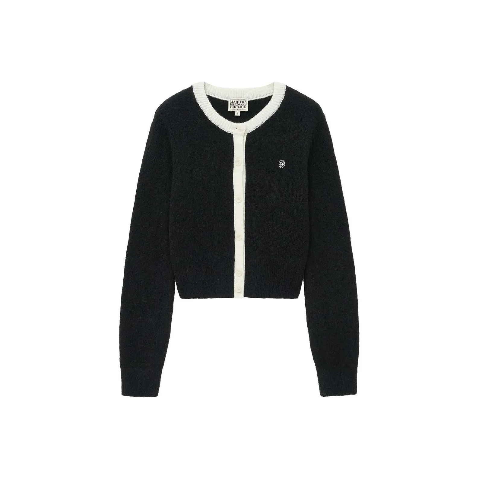 Marithe Francois Girbaud FW24 Свитер Женский Черный