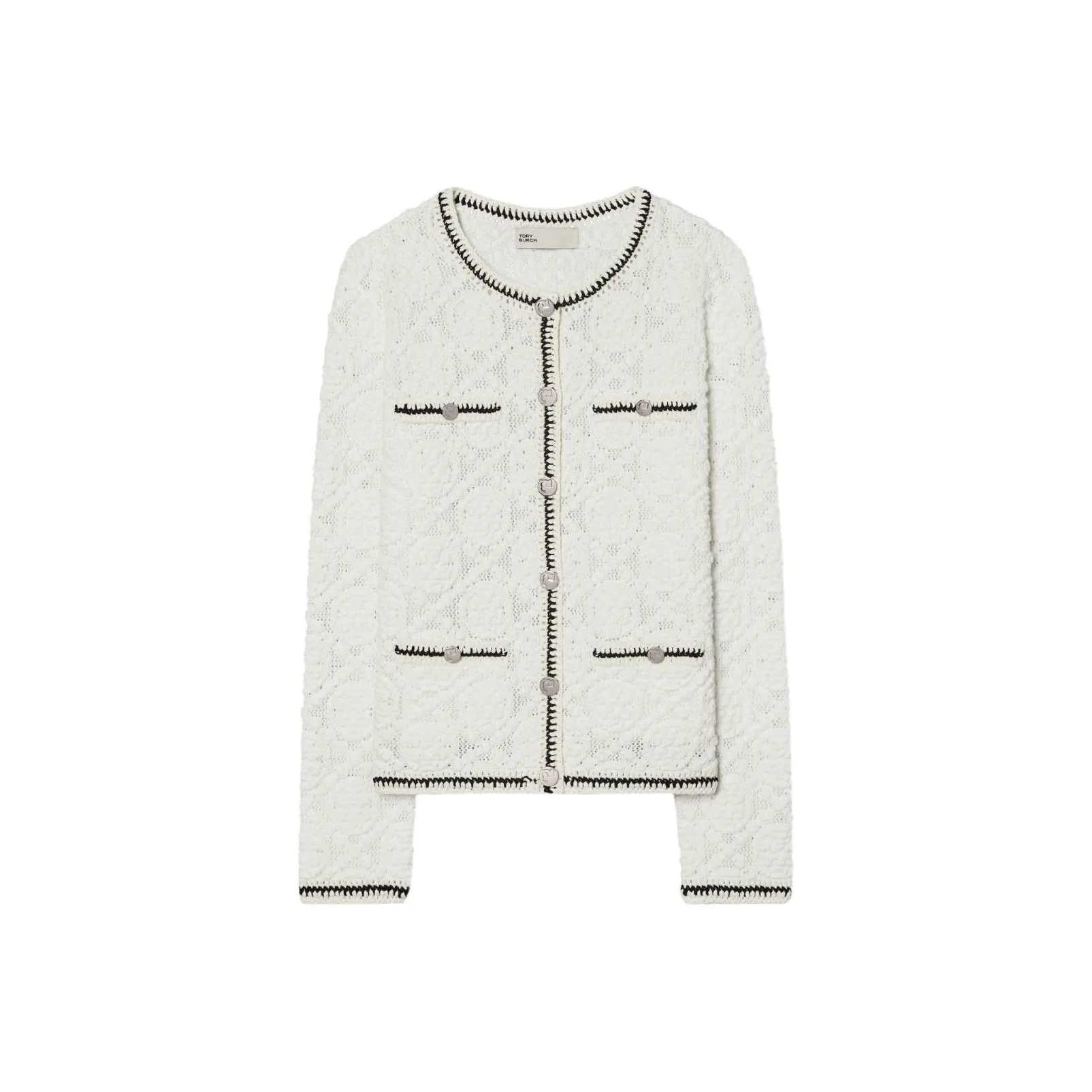 TORY BURCH Buttoned Embroidered Jacket