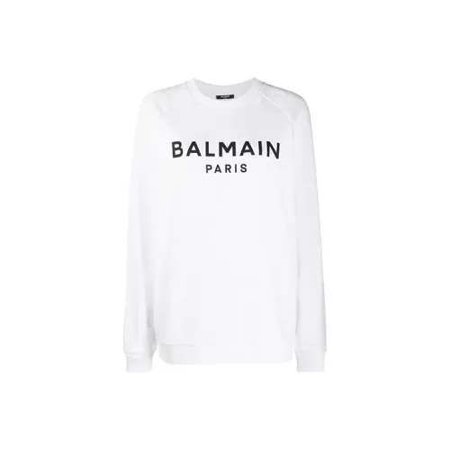 BALMAIN Белый Женские Свитшоты